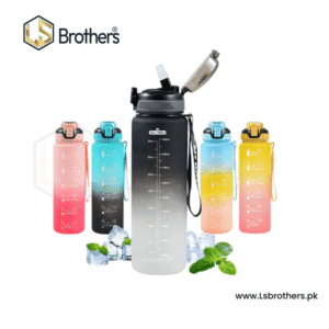 1L Water Bottle with Straw – Leak-Proof, BPA-Free Sports Water Bottle