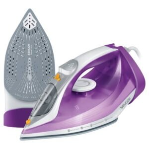 Steam Iron 2000W – Non-Stick Soleplate, 90g Steam Boost & Vertical Steam