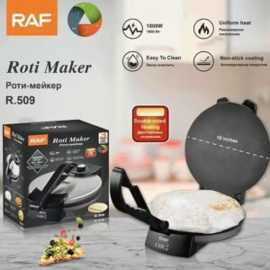 Roti Maker – 10-Inch Non-Stick Plate, Cool-Touch Housing & 1600W Power