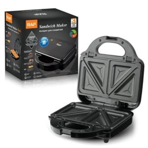 Sandwich Maker – RAF R.210 | 750W, Stainless Steel & Bakelite, 2-Slice