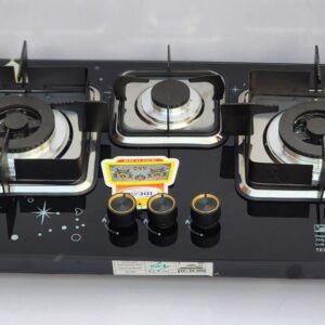 Pakistani Glass Stove – Heavy Automatic Ignition