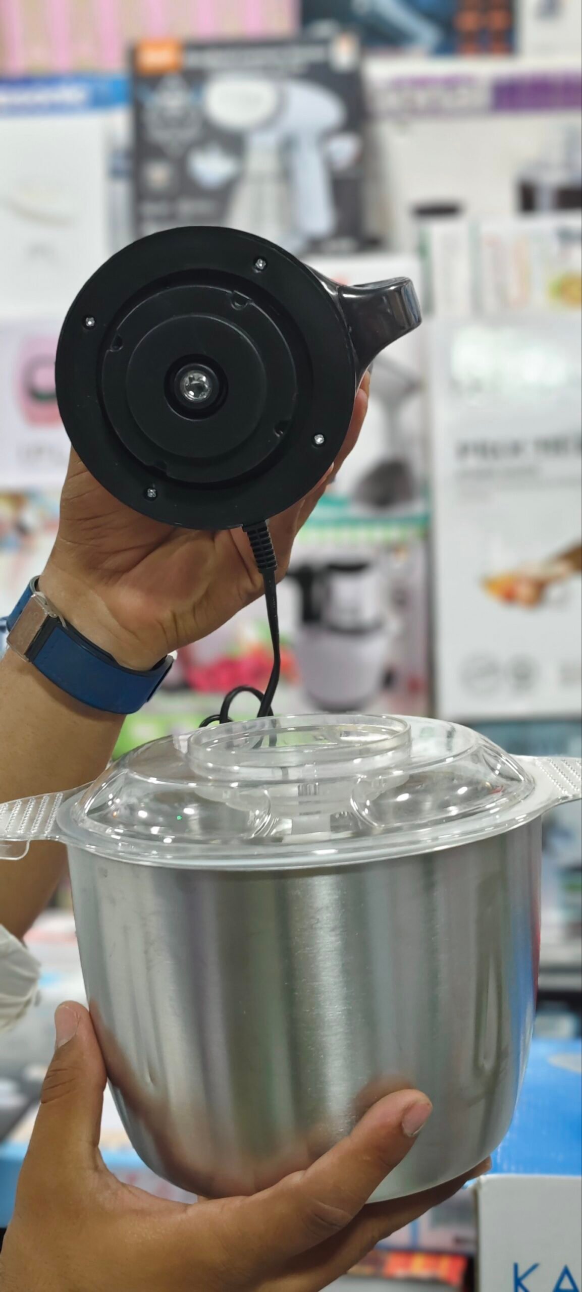 RAF 3L 2 in 1 Electric Food Processor & Hand Blender Set – Stainless Steel Chopper Machine - Image 5