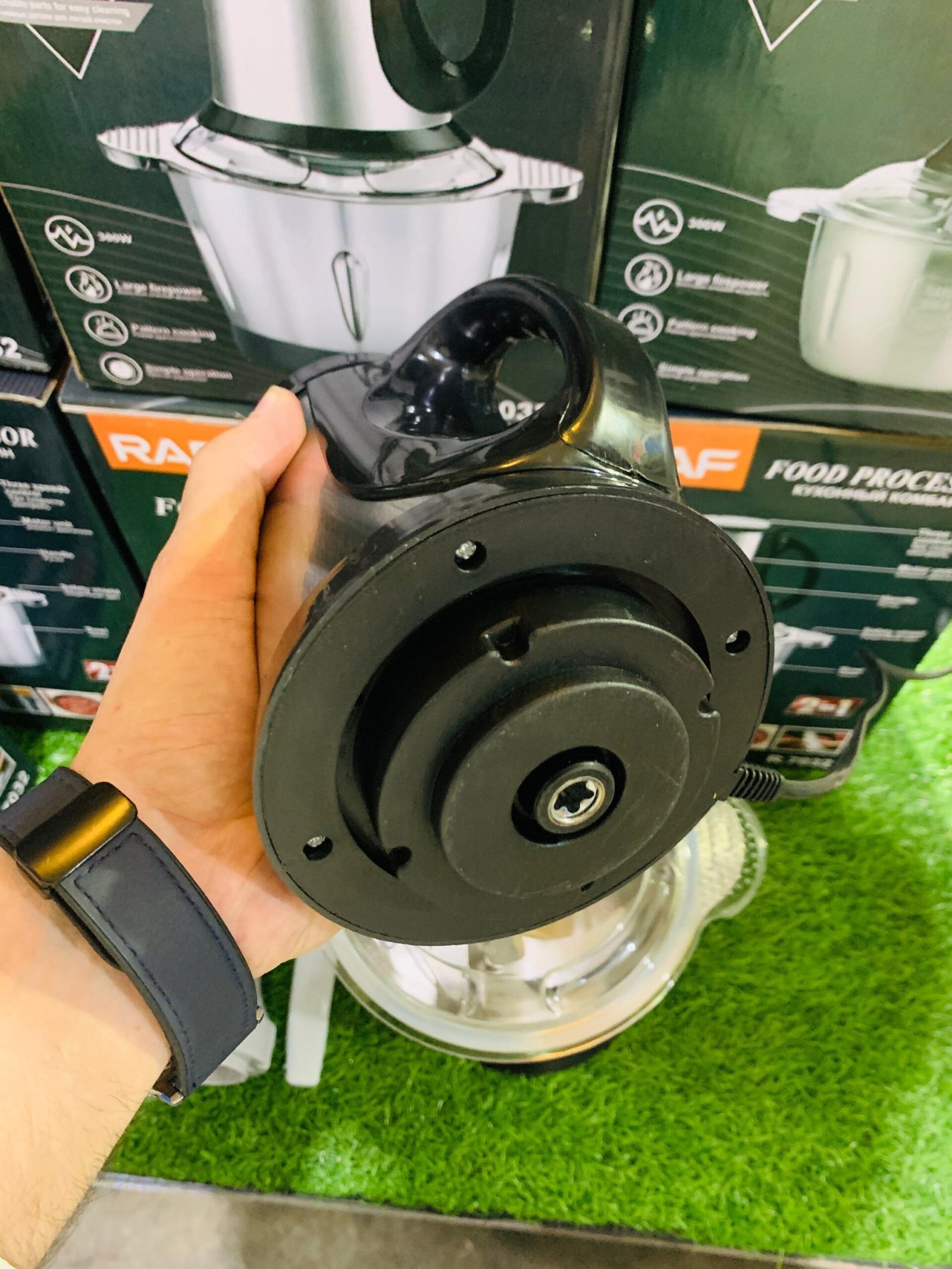 RAF 3L 2 in 1 Electric Food Processor & Hand Blender Set – Stainless Steel Chopper Machine - Image 3