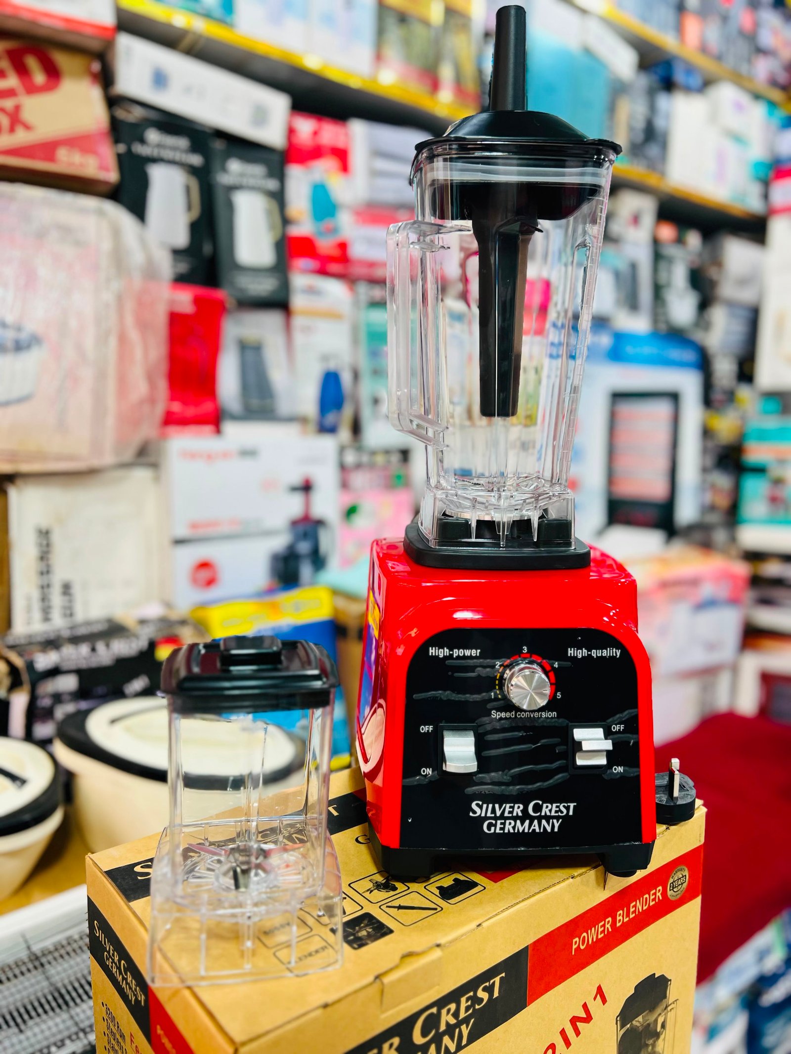 Silver Crest Germany Power Blender 2 in 1 | 5000W High Power Blender & Masala Grinder