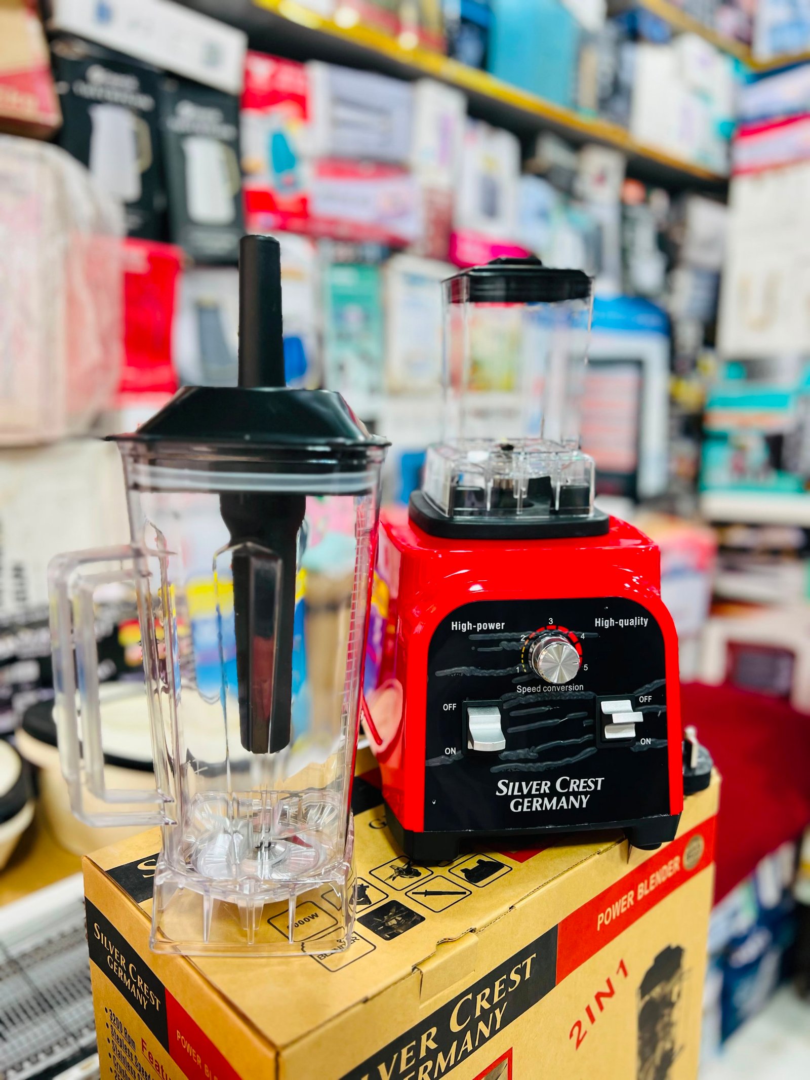 Silver Crest Germany Power Blender 2 in 1 | 5000W High Power Blender & Masala Grinder - Image 2